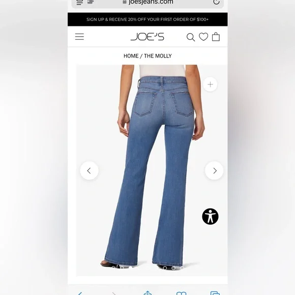 Joe’s Jeans The Everyday Molly Jean size 27 NWT - Picture 2 of 13